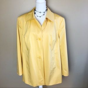 Talbots Woman yellow spring jacket